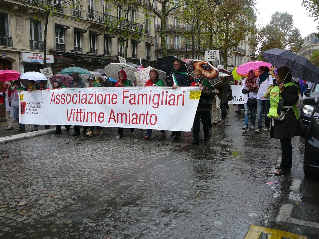 Solidarité internationale lors de la manifestation de l'ANDEVA